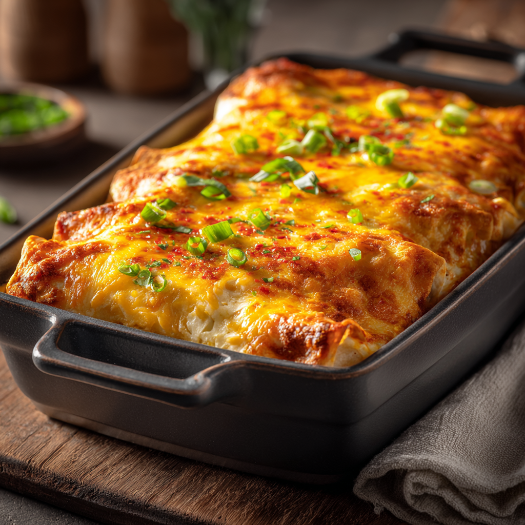 Burrito Casserole Using Frozen Burritos (Family Favorite)