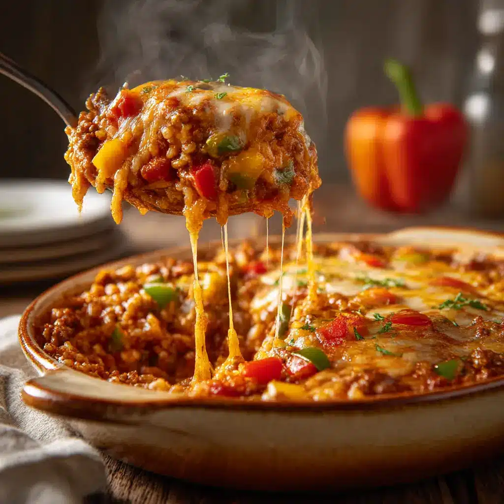 Best STUFFED PEPPER CASSEROLE