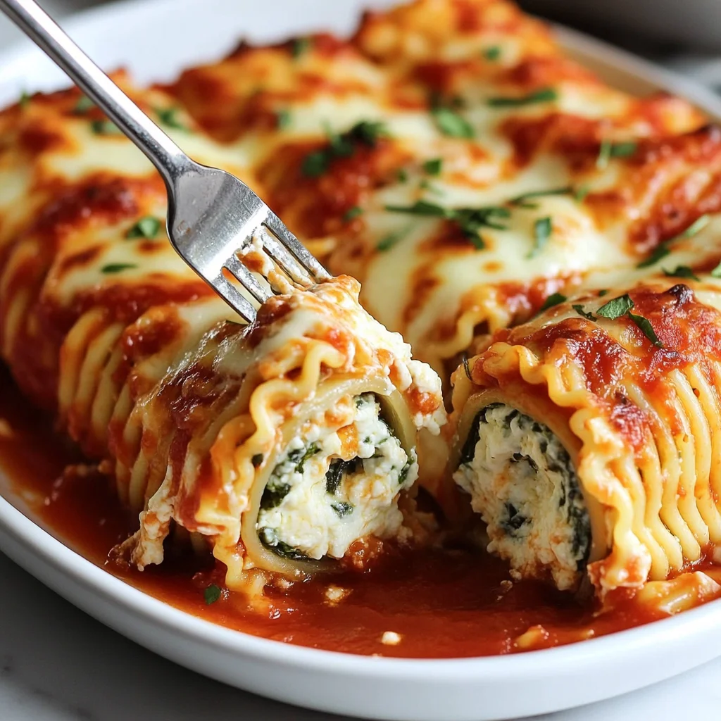 Ultimate Lasagna Roll Ups with melted bubbling cheese, golden crispy crust, fresh herbs and fruits on imperfect plating, 45&deg; 